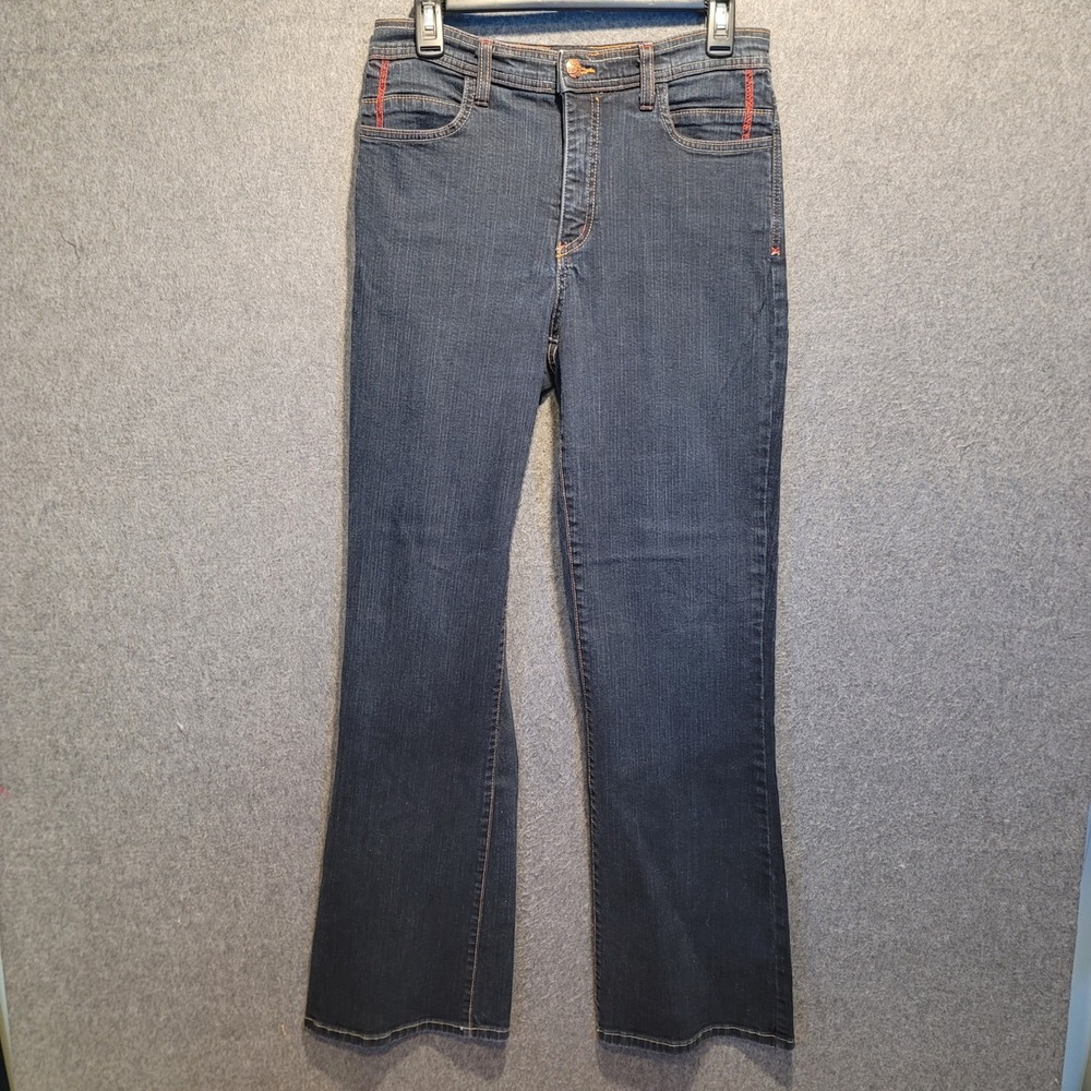 NDJ Not Your Daughters Jeans Womens Flared Bootcut Dark Wash Denim Pants Size 10